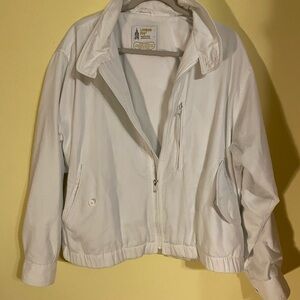 London Fog Men’s  white Bomber Jacket